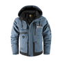 Herren Outdoorjacke gewattet mit abnehmbarer Kapuze – Henrik