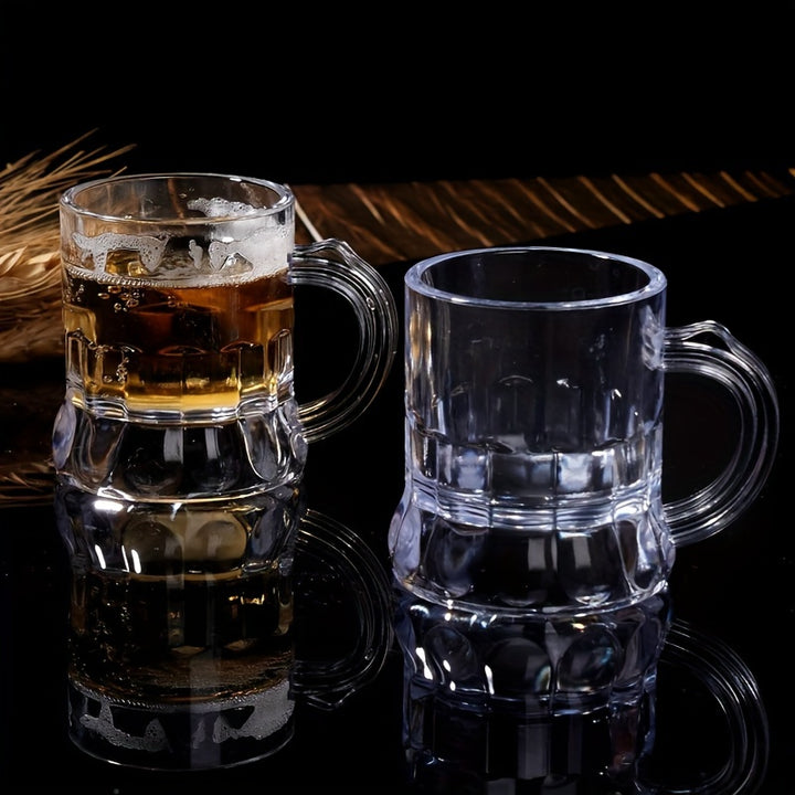 Transparente Mini-Bierkrüge 2er-Set (je 12 Stück) – MiniKrugSet Oktoberfest 2025