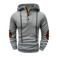 Herren Outdoor Hoodie mit Comfort-Stretch & Knopfleiste – Mads