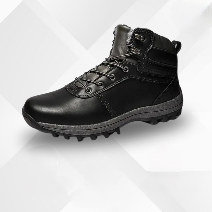 Herbst-Winterstiefel mit Kälteschutz und Herbstlaub-Design – Leonardo