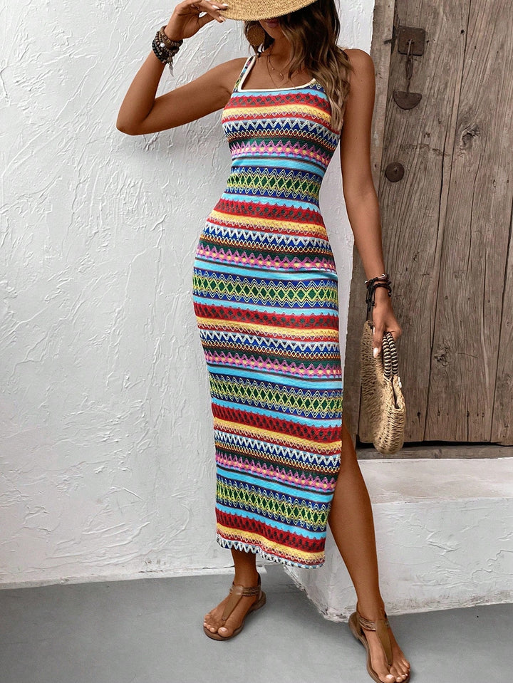 Ibiza-Stil Strandkleid mit Bohemian Flair – Solea