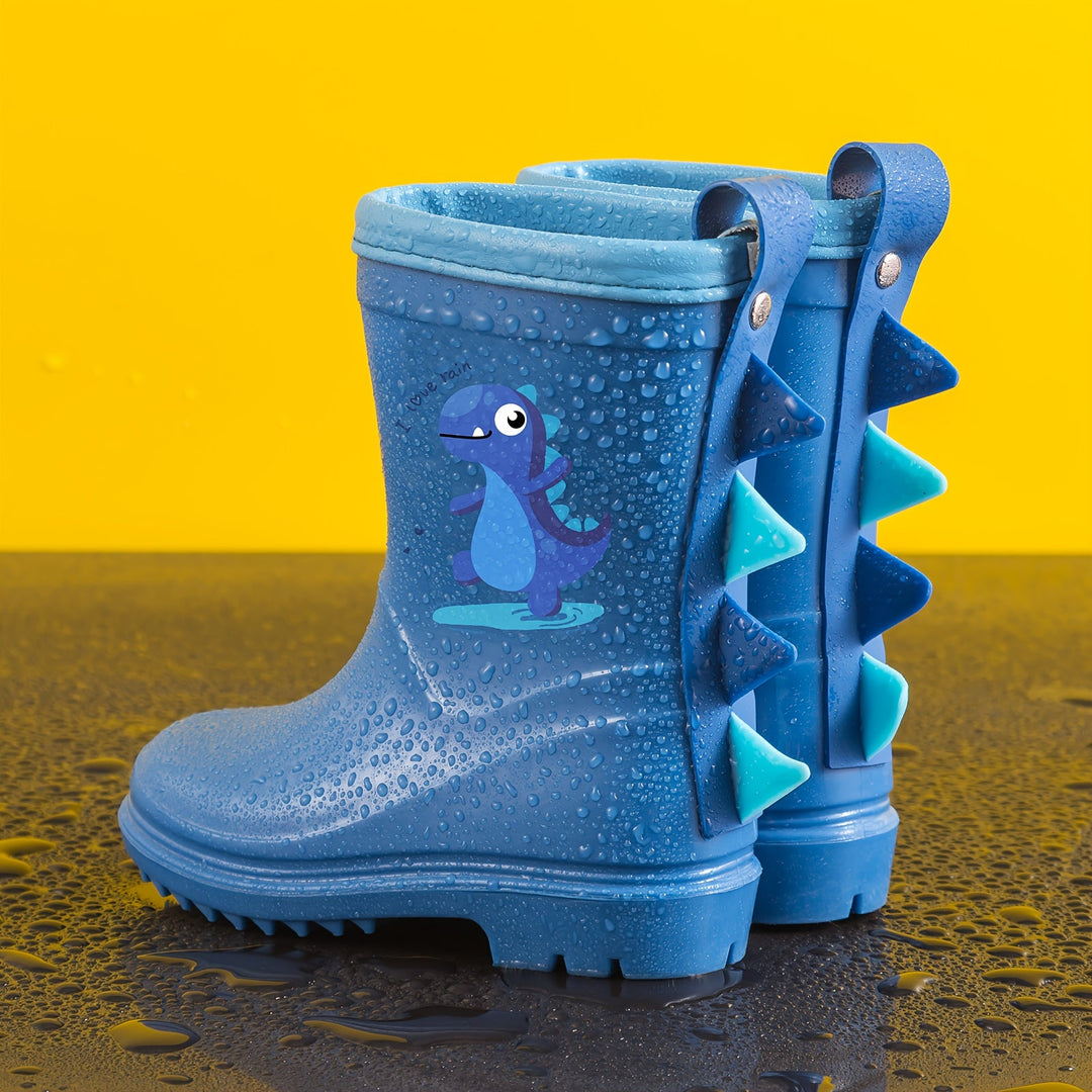 Bunte Kinder Gummistiefel mit Tiermotiven – Leo