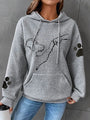 Warme Damen Hoodie mit Hundedesign – Selma