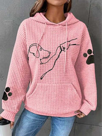 Warme Damen Hoodie mit Hundedesign – Selma