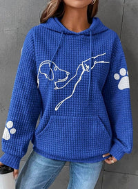 Warme Damen Hoodie mit Hundedesign – Selma