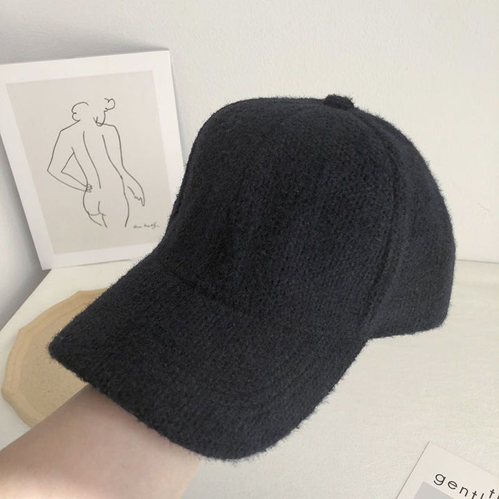 Warme Damen Baseballcap mit Imitatfell für Herbst & Winter – Lorena