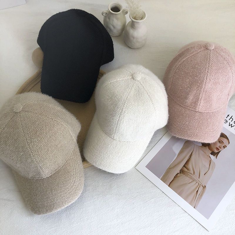 Warme Damen Baseballcap mit Imitatfell für Herbst & Winter – Lorena