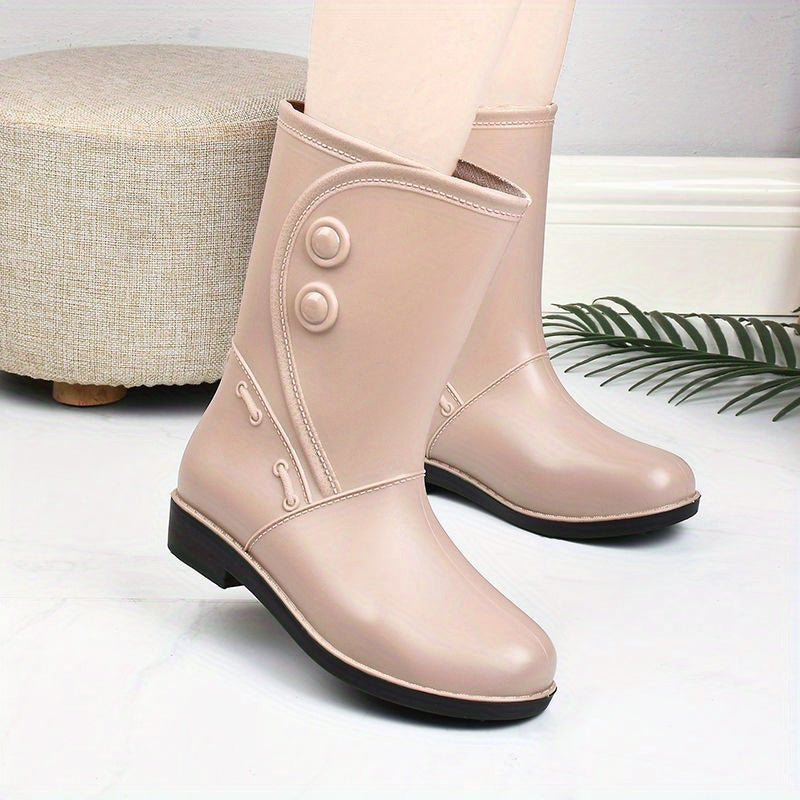Damen Regenstiefel wasserdicht & bequem mit Antirutschsohle – Elora
