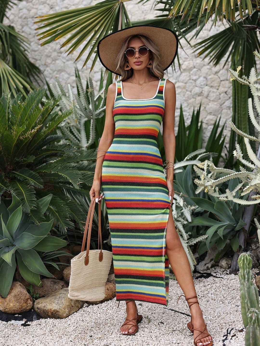 Ibiza-Stil Strandkleid mit Bohemian Flair – Solea