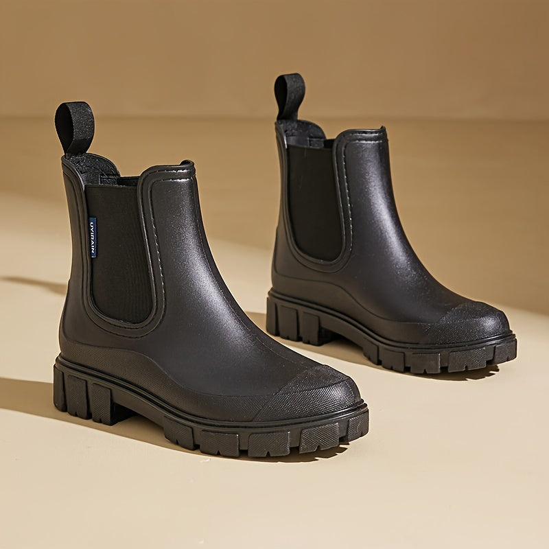 Damen Regenstiefel halbhoch wasserdicht mit Antirutschsohle – Selora