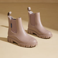 Damen Regenstiefel halbhoch wasserdicht mit Antirutschsohle – Selora