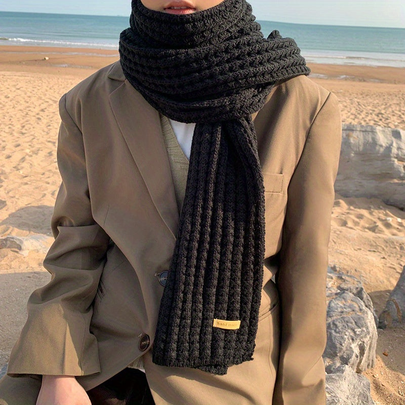 Unisex Strickschal mit geometrischem Muster – Matteo