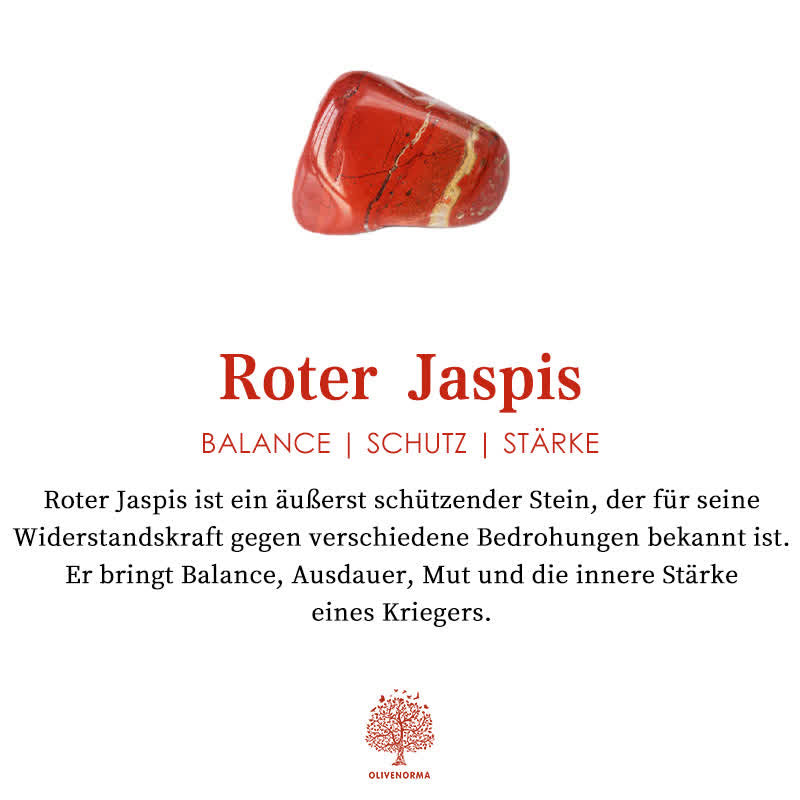 Roter Jaspis Stein, Balance, Schutz, Stärke, Heilstein, roter Edelstein, spirituelle Bedeutung.