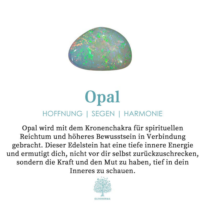 Opal Edelstein, bunt, spirituelle Bedeutung, Hoffnung, Segen, Harmonie, Kronenchakra.