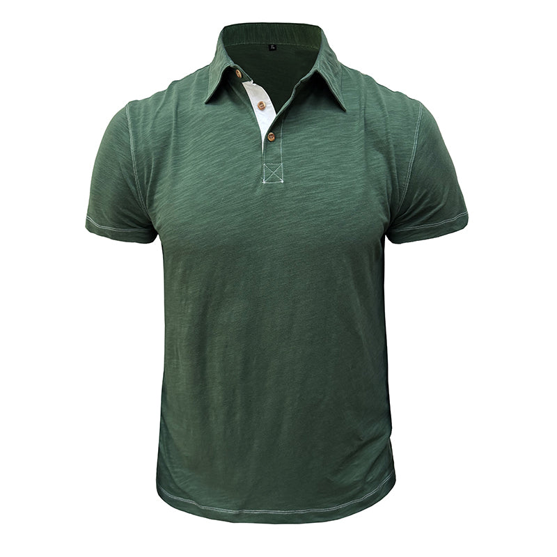 Herren-Poloshirt aus Weicher Baumwolle – Matteo