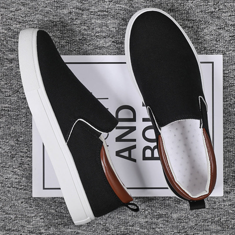 Slip-On-Herrenschuhe aus Canvas – Lennard