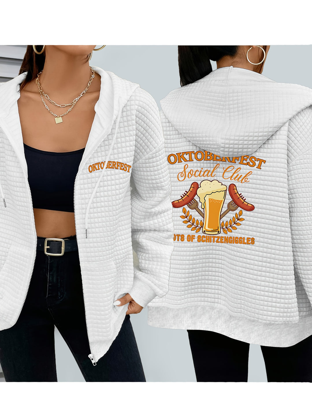 Gemütlicher Damen Hoodie – Amalia Oktoberfest 2025
