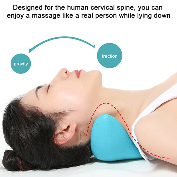 Ergonomisches Nackenmassagekissen ohne Strom – NeckEase Stretch
