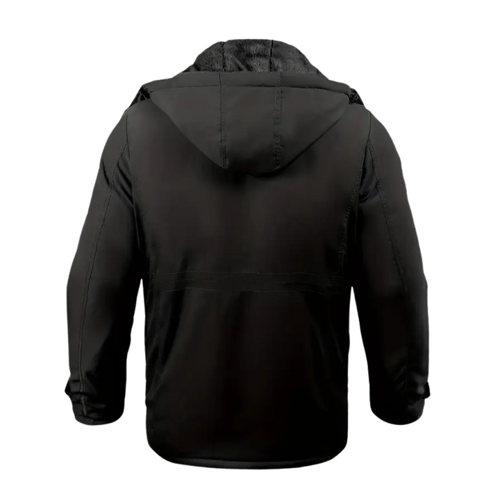 Herren Winterjacke gefüttert mit Plüsch & Kapuze – Stellan