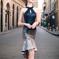 Pailletten Mini-Kleid mit Komfortfutter – Saphira