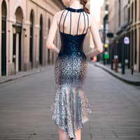 Pailletten Mini-Kleid mit Komfortfutter – Saphira