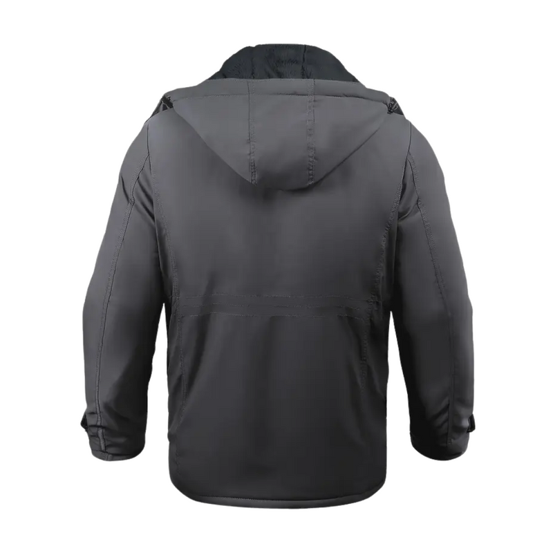 Herren Winterjacke gefüttert mit Plüsch & Kapuze – Stellan