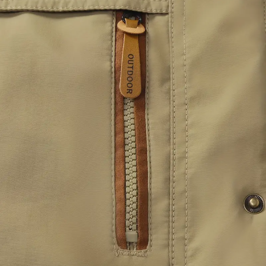 Herren Winterjacke gefüttert mit Plüsch & Kapuze – Stellan