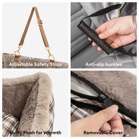 Plüsch-Autositz für Haustiere – RideSafe CozySeat