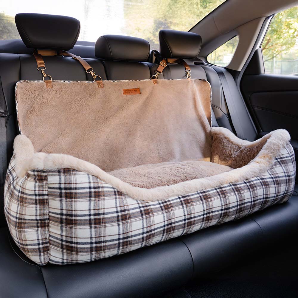 Plüsch-Autositz für Haustiere – RideSafe CozySeat
