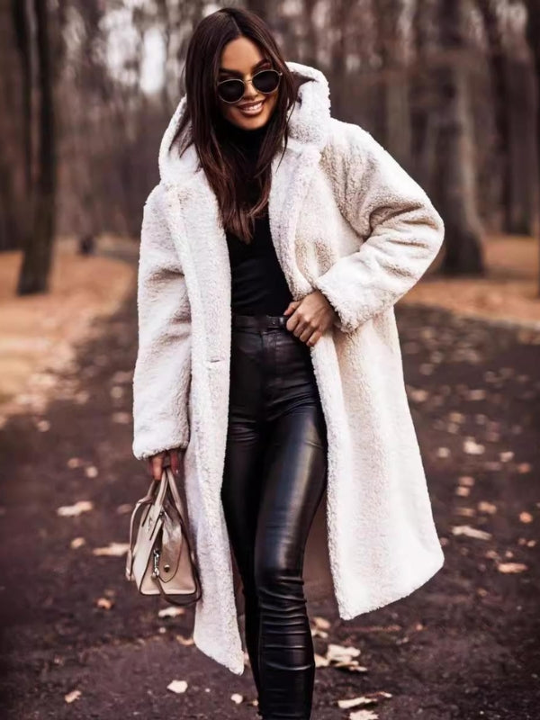 Damen Trenchcoat mit Gürtel & Doppelknopfleiste – Clara