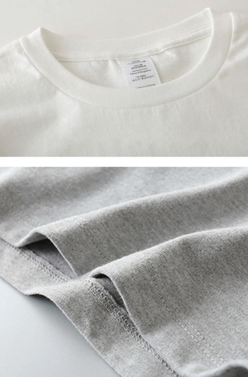 Unisex Geen Gezicht Bedrukt T-shirt