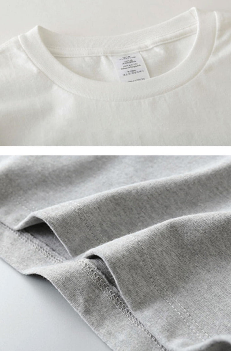 Unisex Geen Gezicht Bedrukt T-shirt