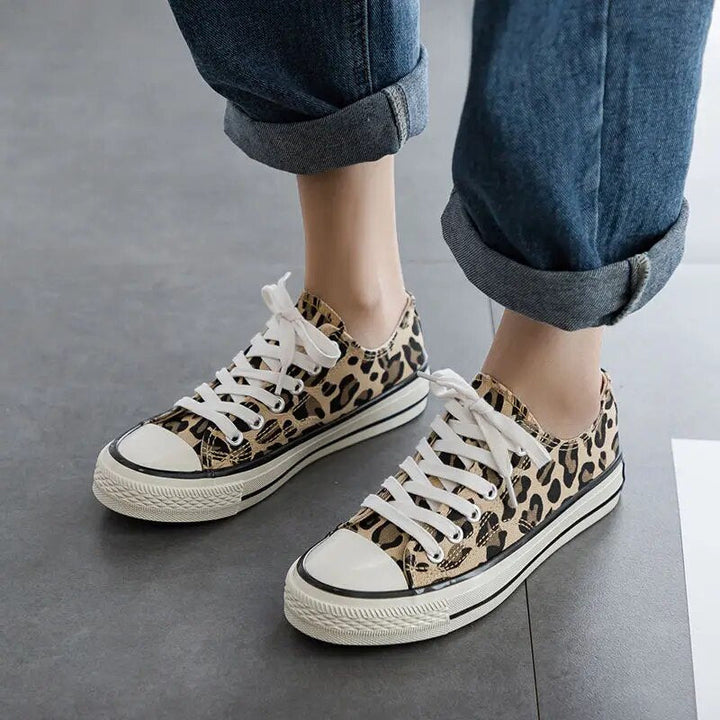Stylische Leoparden Damensneaker – Savannah