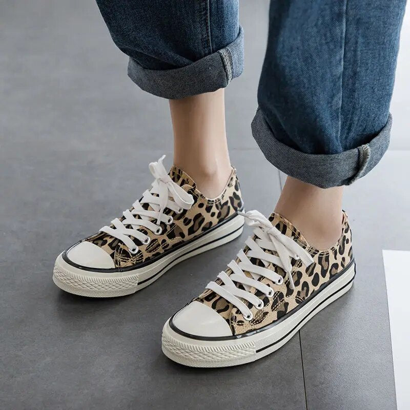 Stylische Leoparden Damensneaker – Savannah