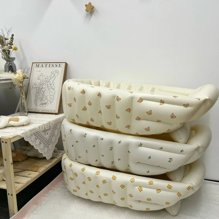 Aufblasbares Baby-Badewanne für Reisen – BubbleNest