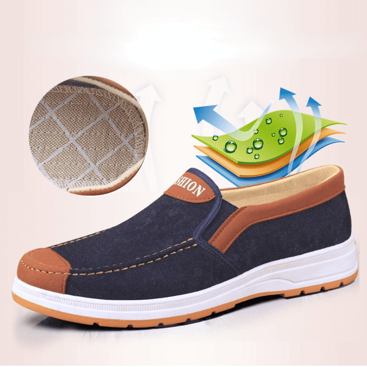 Herren Slip-On Canvas-Schuhe – Matteo Herbstedition