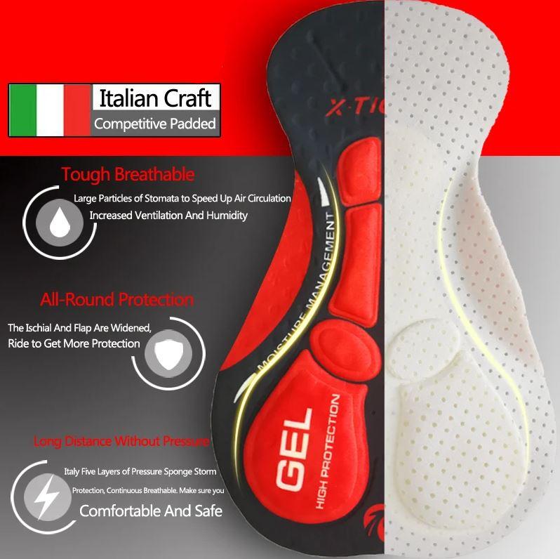 Fahrrad-Unterziehhose mit Polsterung – Matteo