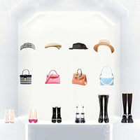 Magnetisches Anziehpuppen-Spielset für Kinder mit Outfits & Aufbewahrungsbox