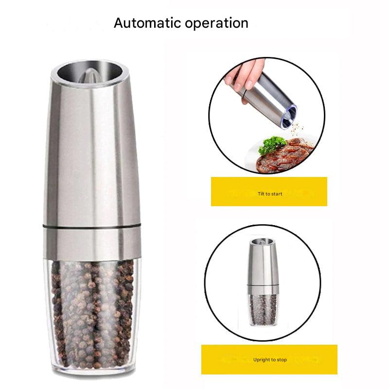 Elektrische Schwerkraft-Induktions-Pfeffermühle mit LED-Licht – Gravina