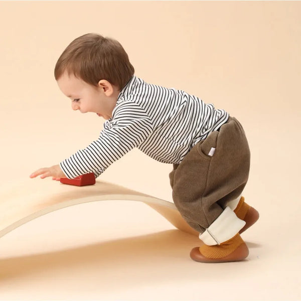 Herbstliche rutschfeste Kleinkind-Socken mit Gummisohle – 1 kaufen, 1 gratis Aktion