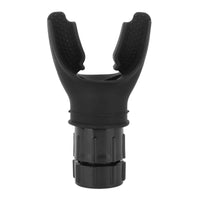 Schwarzes Silikon-Tauchmundstück, ergonomisch, für Atemregler, Tauchausrüstung.