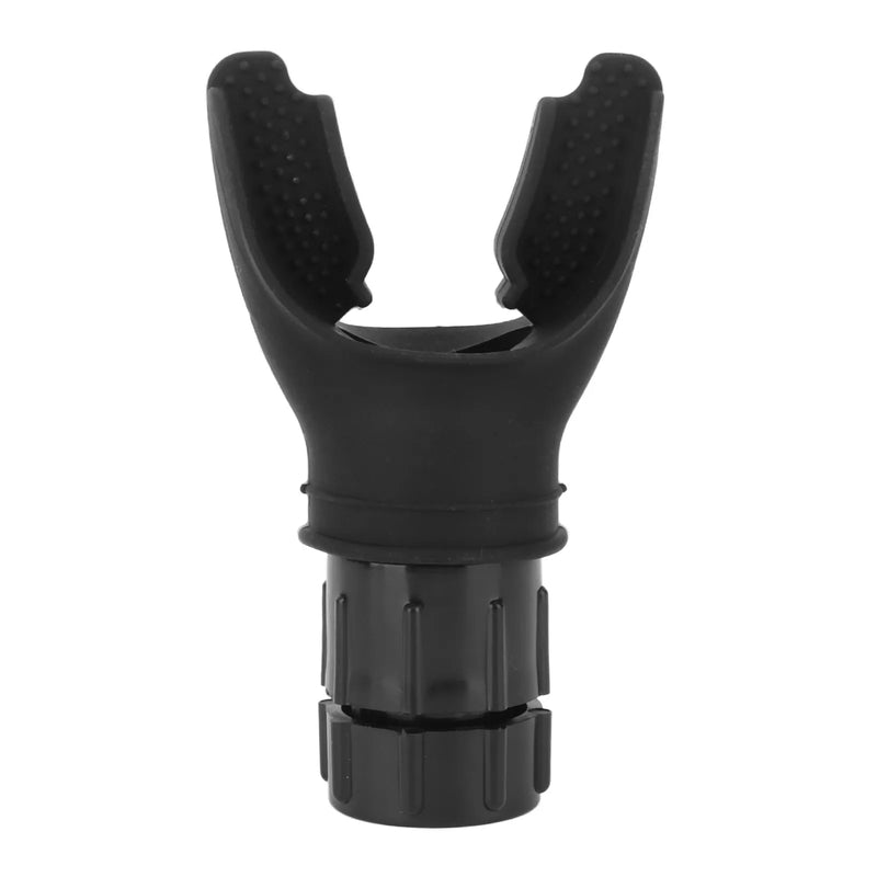 Schwarzes Silikon-Tauchmundstück, ergonomisch, für Atemregler, Tauchausrüstung.