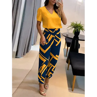 Trendiger Damen Jumpsuit mit Kurzarm & weitem Bein – Alina