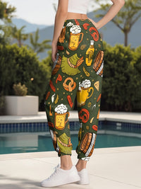 Damen Freizeit- & Partyhose mit All-Over-Print – Resi Oktoberfest 2025