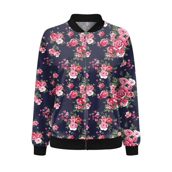 Damen Herbstjacke mit feinem Blumenmuster – Fiora
