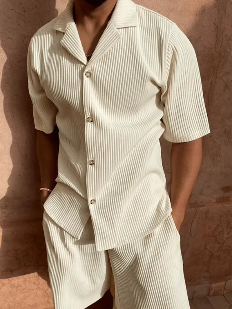 Trendiger Herren Corduroy Sommeranzug – Mauro