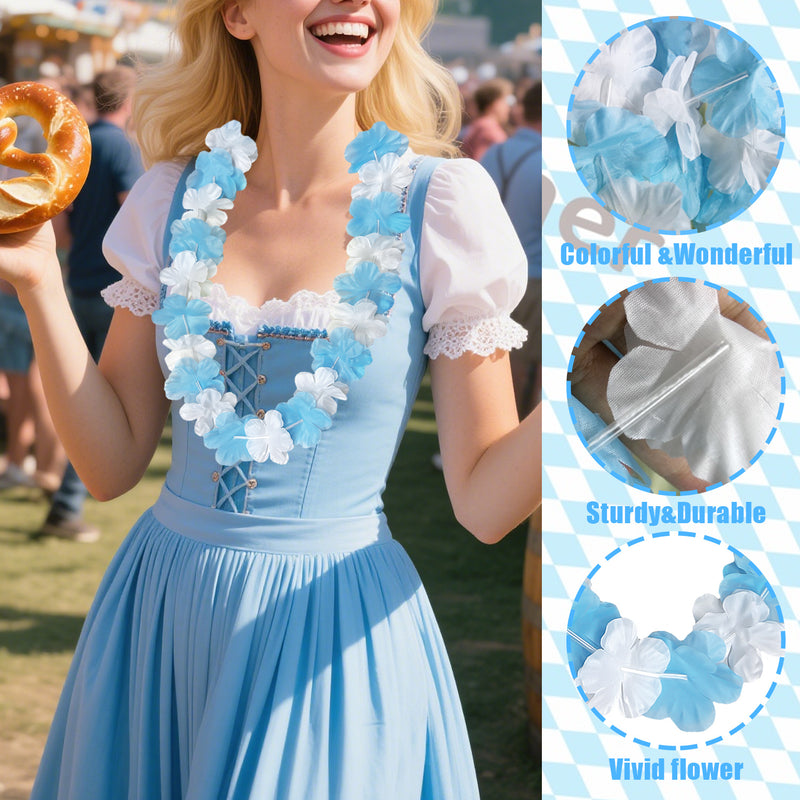 24 Stück Oktoberfest Deko-Ketten – BavariaBlüten Oktoberfest 2025