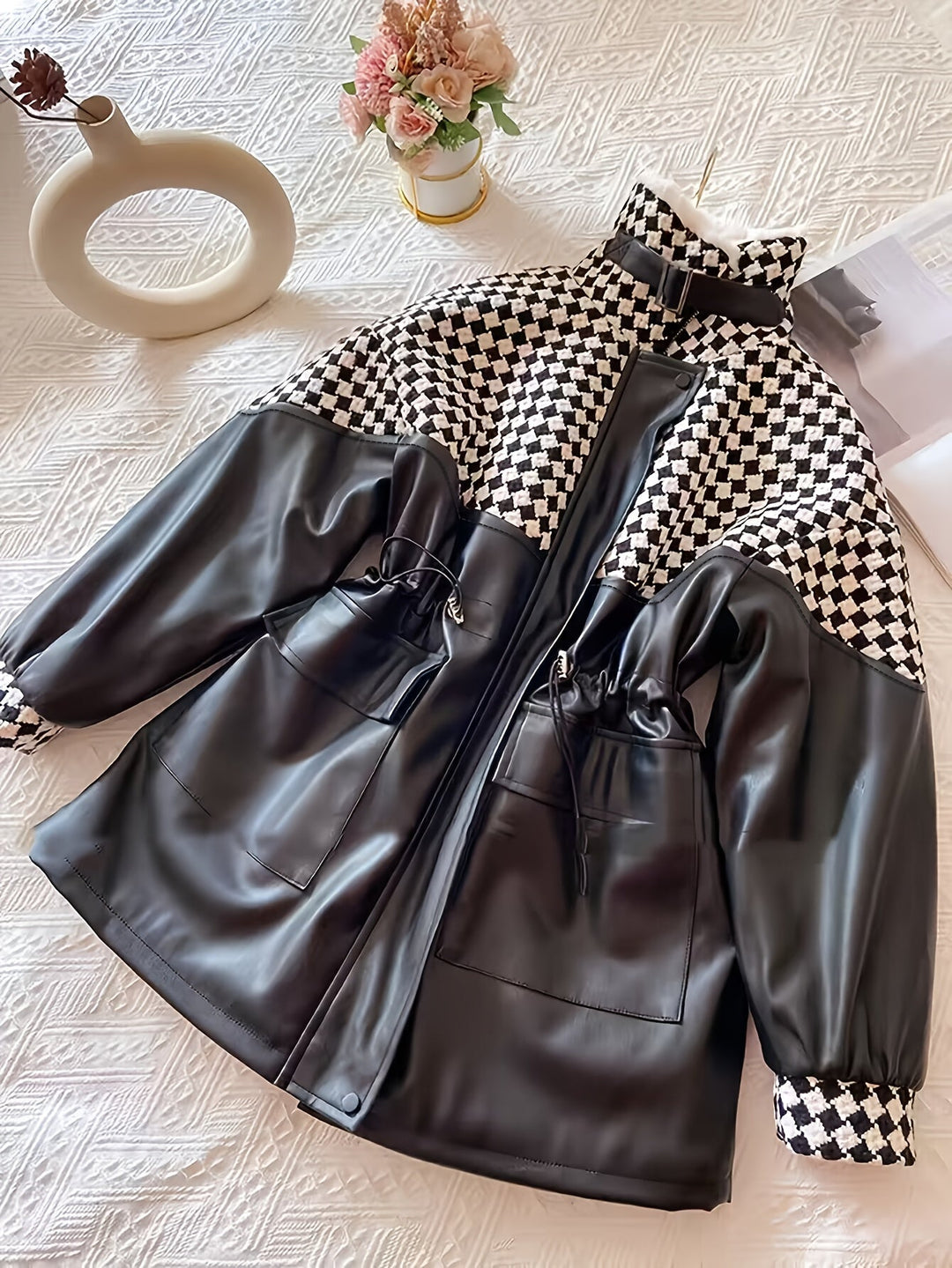 Damen Plüschjacke für Herbst & Winter – Maribel