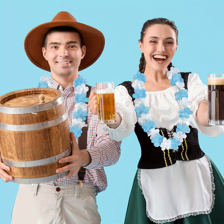 24 Stück Oktoberfest Deko-Ketten – BavariaBlüten Oktoberfest 2025