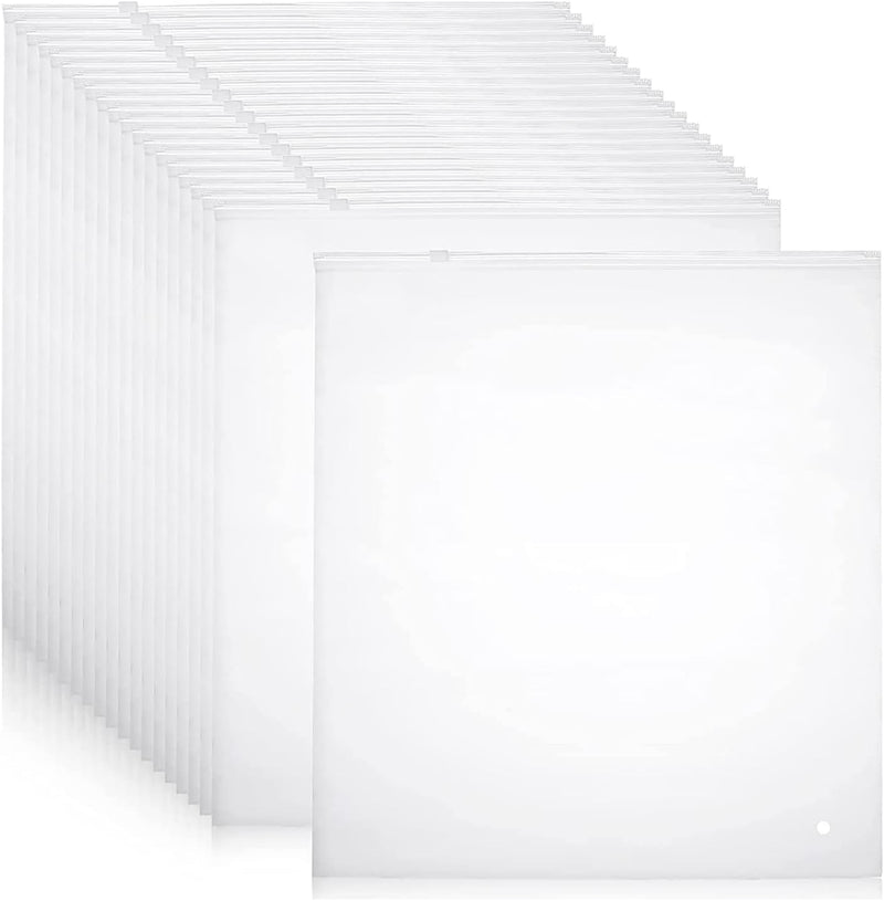 Vielseitige Gefrostete Zip-Aufbewahrungsbeutel – 20er-Pack Kunststoff-Kleiderschutzhüllen (Kaufe 2 Sets, erhalte 1 GRATIS)